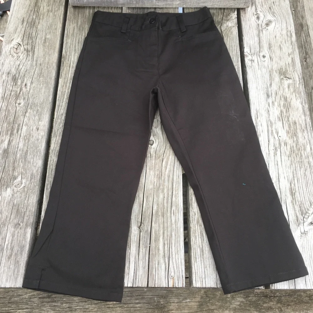 - School Uniform Black Capri Pants SZ 10! NWOT